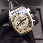Perfect Replica Franck Muller Iron Croco Siler Dial Watch For Sale